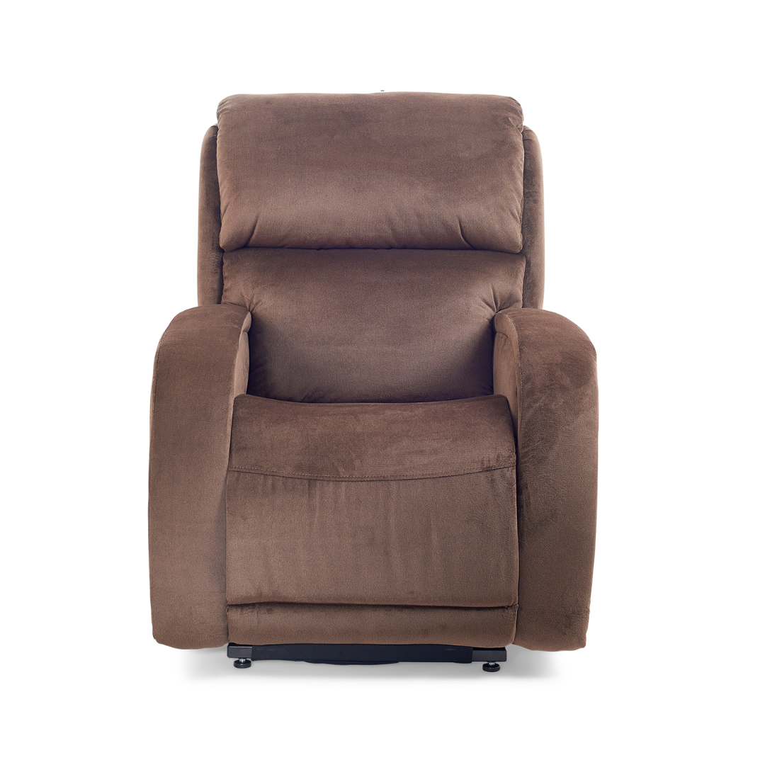 Golden Tech EZ Sleeper Assisted Lift Recliner with Twilight & Power Lumbar - Hazelnut